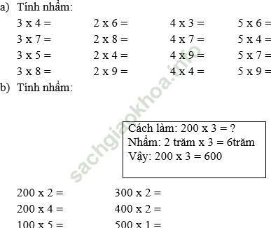 Giải bài 1 trang 9 sgk Toán 3 ảnh 1