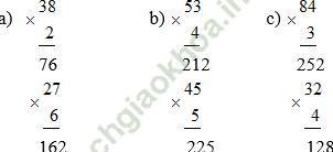 Giải bài 2 trang 23 sgk Toán 3 ảnh 1