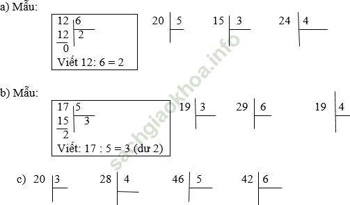 Giải bài 1 trang 29 sgk Toán 3 ảnh 1