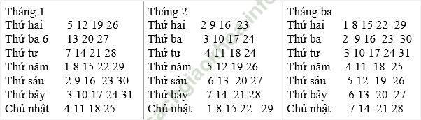 Giải bài 1 trang 109 sgk Toán 3 ảnh 1