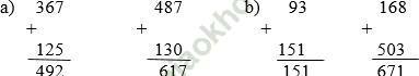 Giải bài 2 trang 6 sgk Toán 3 ảnh 1