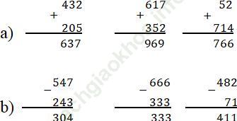 Bài 1 trang 5 VBT Toán 3 Tập 1 ảnh 1
