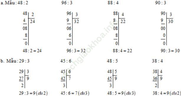 Bài 1 trang 38 VBT Toán 3 Tập 1 ảnh 1