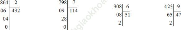 Bài 2 trang 84 VBT Toán 3 Tập 1 ảnh 1