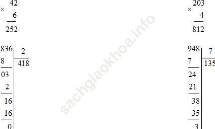 Bài 2 trang 103 VBT Toán 3 Tập 1 ảnh 1