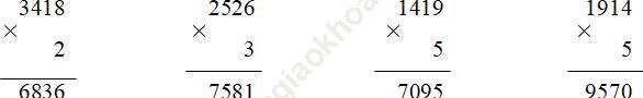 Bài 1 trang 28 VBT Toán 3 Tập 2 ảnh 1