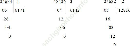 Bài 1 trang 76 VBT Toán 3 Tập 2 ảnh 1