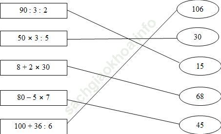Bài 4 trang 88 VBT Toán 3 Tập 1 ảnh 1