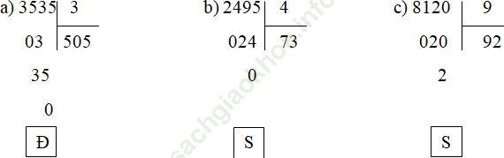 Bài 3 trang 31 VBT Toán 3 Tập 2 ảnh 1