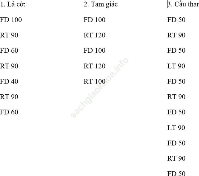 Bài thực hành 4 trang 106 SGK Tin học 4 - Cùng học Tin học Quyển 2 lớp 4 ảnh 1