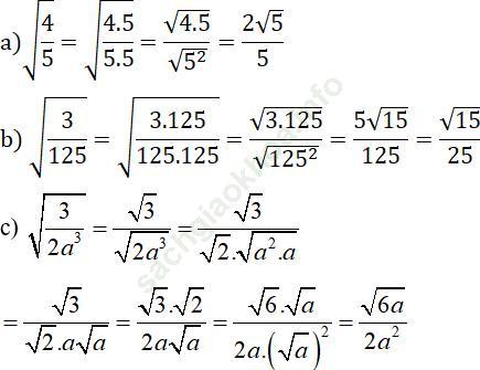 Trả lời câu hỏi Toán 9 Tập 1 Bài 7 trang 28 ảnh 1