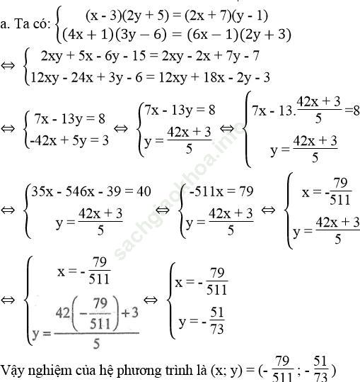 Bài 23 trang 10 SBT Toán 9 Tập 2 ảnh 1