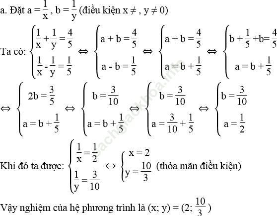 Bài 24 trang 10 SBT Toán 9 Tập 2 ảnh 1