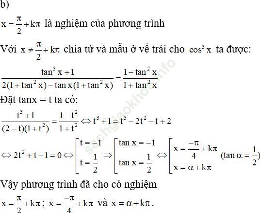 Giải bài 50 trang 48 SGK Đại Số và Giải Tích 11 nâng cao ảnh 2