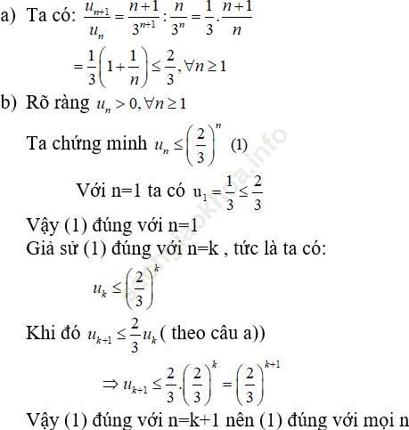 Giải bài 4 trang 130 SGK Đại Số và Giải Tích 11 nâng cao ảnh 1