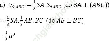 Giải bài 6 trang 31 SGK Hình Học 12 nâng cao ảnh 1