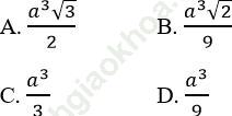 Giải bài 21 trang 34 SGK Hình Học 12 nâng cao ảnh 1