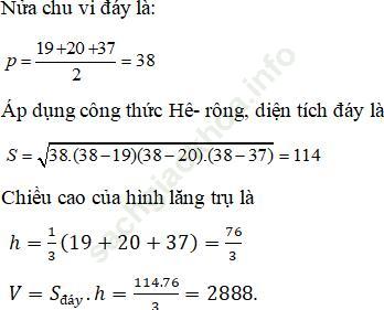 Giải bài 24 trang 35 SGK Hình Học 12 nâng cao ảnh 1