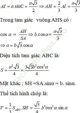 Giải bài 28 trang 35 SGK Hình Học 12 nâng cao ảnh 1