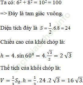 Giải bài 30 trang 36 SGK Hình Học 12 nâng cao ảnh 1