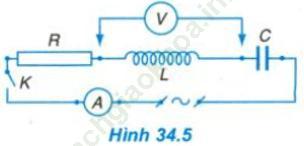 Giải bài Báo cáo thực hành: Khảo sát đoạn mạch điện xoay chiều có R, L, C mắc nối tiếp SGK Vật Lí 12 nâng cao ảnh 16
