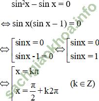 Bài 3: Một số phương trình lượng giác thường gặp - Giải BT Toán 11 hình ảnh 0