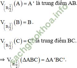Bài 8: Phép đồng dạng - Giải BT Toán 11 hình ảnh 0