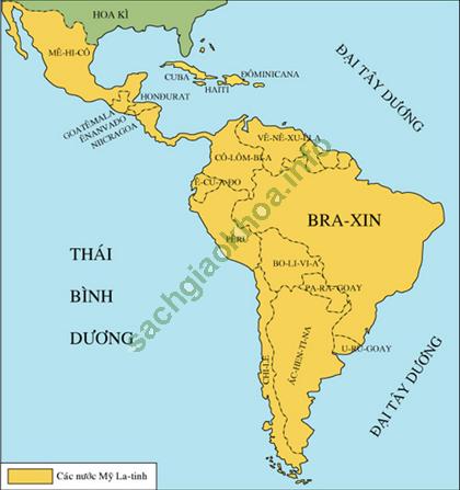 Lý thuyết & Trắc nghiệm Bài 7: Các nước Mĩ-Latinh - GDCD 9 hình ảnh 0