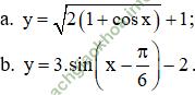 Ôn tập chương 1 - Giải BT Toán 11 hình ảnh 1
