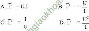 Lý thuyết & Trắc nghiệm Bài 12: Công suất điện - Vật Lí 9 hình ảnh 1