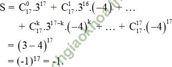 Bài 3: Nhị thức Niu-tơn - Giải BT Toán 11 hình ảnh 11