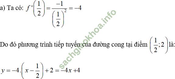 Bài 1: Định nghĩa và ý nghĩa của đạo hàm - Giải BT Toán 11 hình ảnh 13