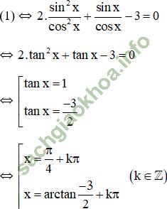 Bài 3: Một số phương trình lượng giác thường gặp - Giải BT Toán 11 hình ảnh 14