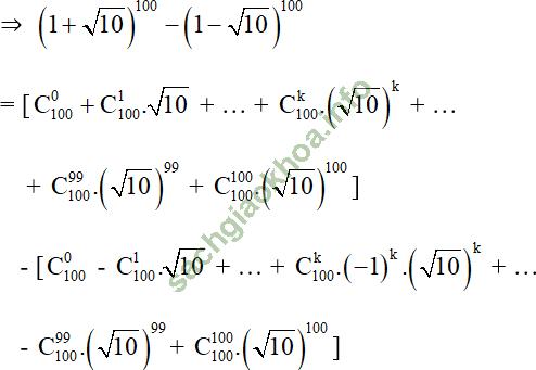 Bài 3: Nhị thức Niu-tơn - Giải BT Toán 11 hình ảnh 15