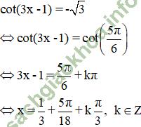 Bài 2: Phương trình lượng giác cơ bản - Giải BT Toán 11 hình ảnh 16