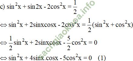 Bài 3: Một số phương trình lượng giác thường gặp - Giải BT Toán 11 hình ảnh 16
