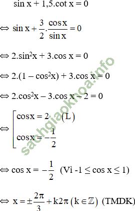 Ôn tập chương 1 - Giải BT Toán 11 hình ảnh 16