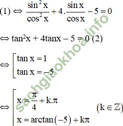 Bài 3: Một số phương trình lượng giác thường gặp - Giải BT Toán 11 hình ảnh 17
