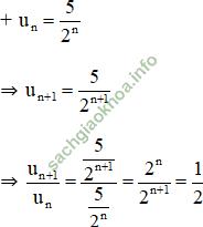 Bài 4: Cấp số nhân - Giải BT Toán 11 hình ảnh 2