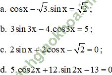 Bài 3: Một số phương trình lượng giác thường gặp - Giải BT Toán 11 hình ảnh 20