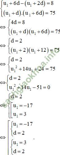 Bài 3: Cấp số cộng - Giải BT Toán 11 hình ảnh 5