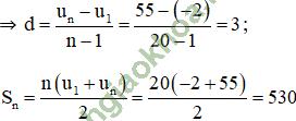 Bài 3: Cấp số cộng - Giải BT Toán 11 hình ảnh 9