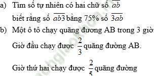 Đề kiểm tra Toán 6 | Đề thi Toán 6