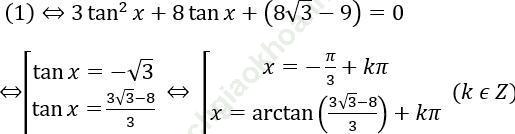 Dạng 4: Phương trình đẳng cấp bậc 2, bậc 3 lượng giác ảnh 3