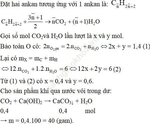 Dạng 3: Phản ứng oxi hóa ankan ảnh 3