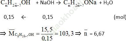 Dạng bài tập về Phenol trong đề thi Đại học có giải chi tiết ảnh 5