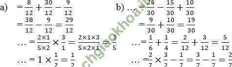 Giải bài 3 trang 170 sgk Toán 4 | Để học tốt Toán 4