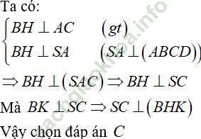 Cách tính góc giữa đường thẳng và mặt phẳng cực hay - Toán lớp 11