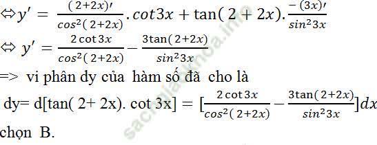 Cách tìm vi phân của hàm số hay, chi tiết - Toán lớp 11