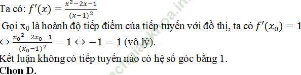 Viết phương trình tiếp tuyến của đồ thị hàm số khi biết hệ số góc - Toán lớp 11